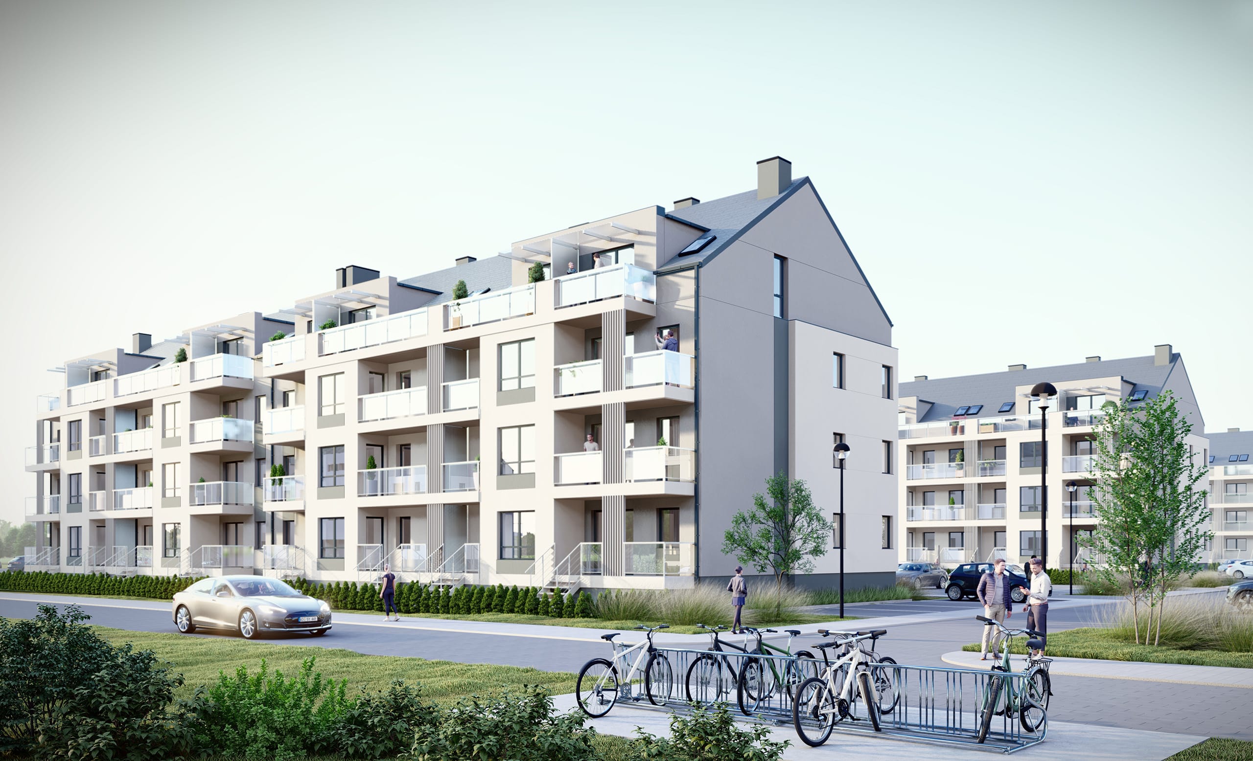 Nowa Jantarowa – wizualizacja osiedla w Nowym Dworze Gdańskim